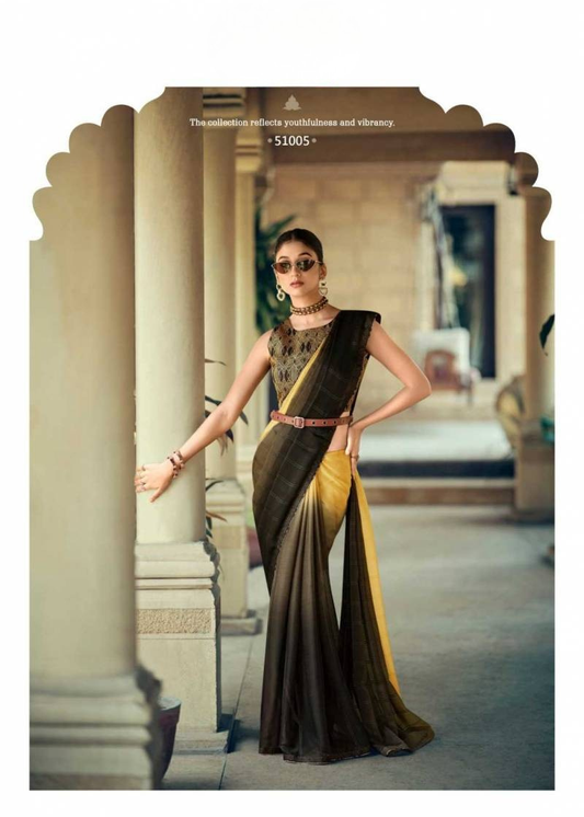 Premium Chiffon Saree with Delicate Prints & Soft Texture