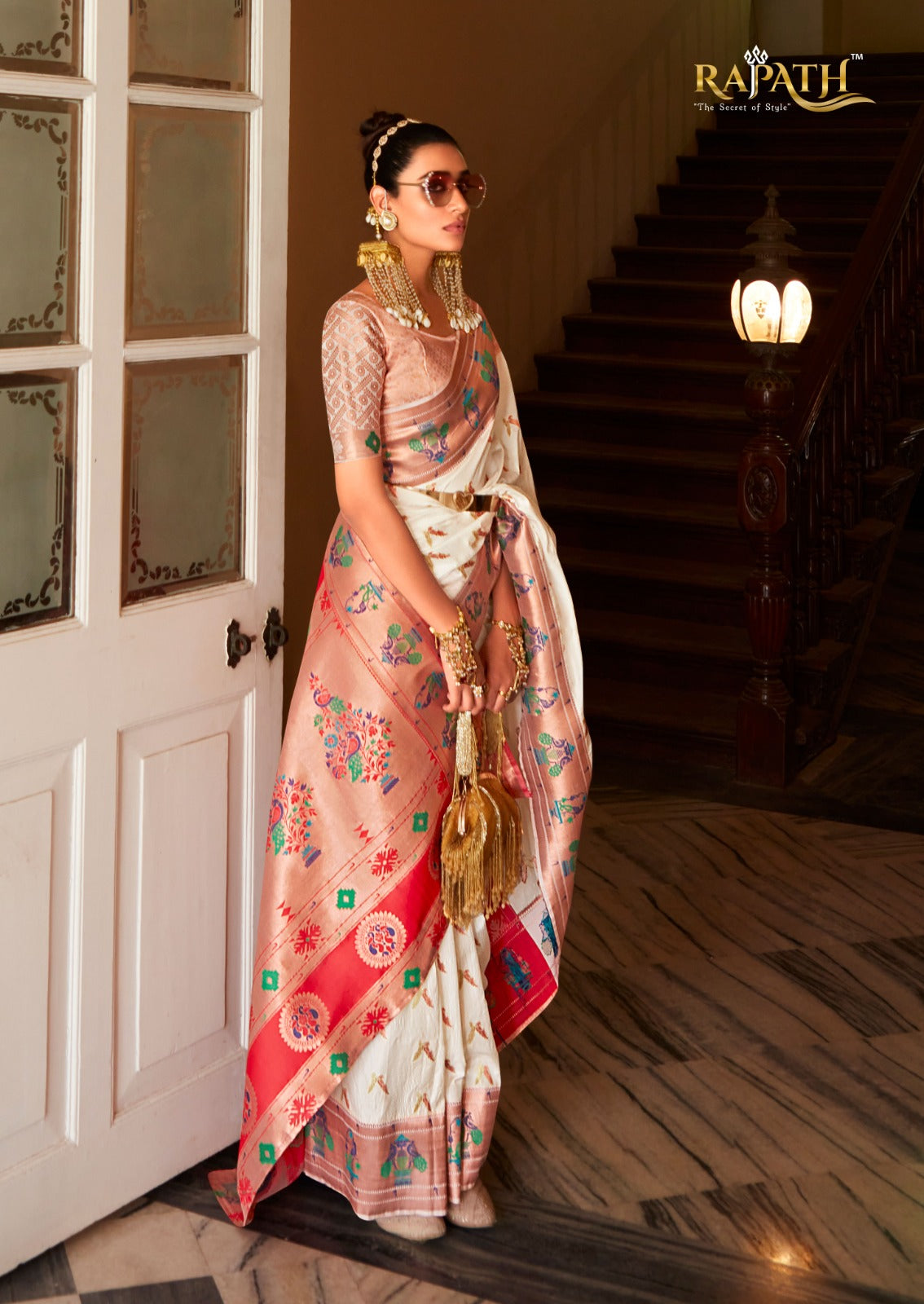 Premium Designer Paithani Saree for Women - Traditional Maharashtrian Ethnic Wear - Posyfish.in