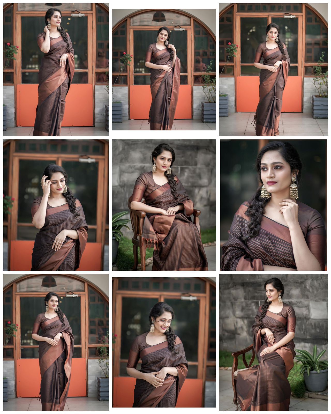 Soft Lichi Silk Saree Collection with Jacquard Work - Posyfish.in