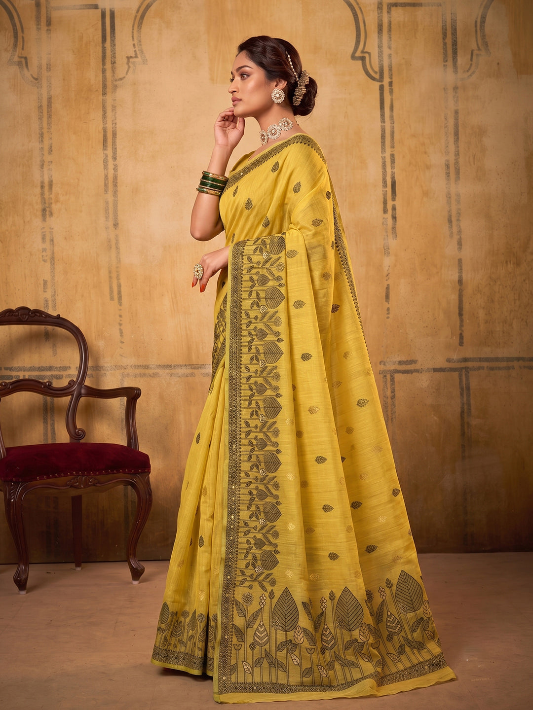 Premium Designer Cotton Sarees For Daily and Office Wear