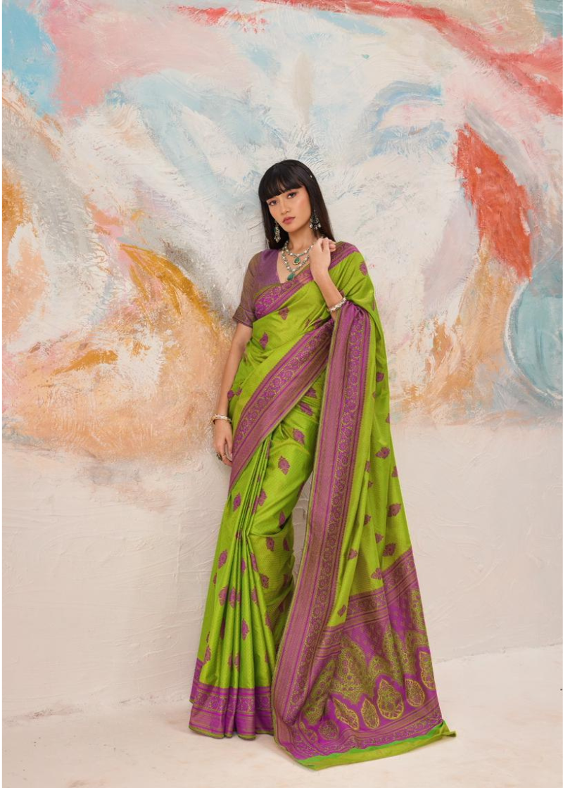 Premium Designer Pure Kanjivaram Weaving Silk