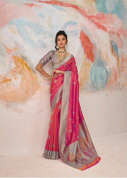Premium Designer Pure Kanjivaram Weaving Silk