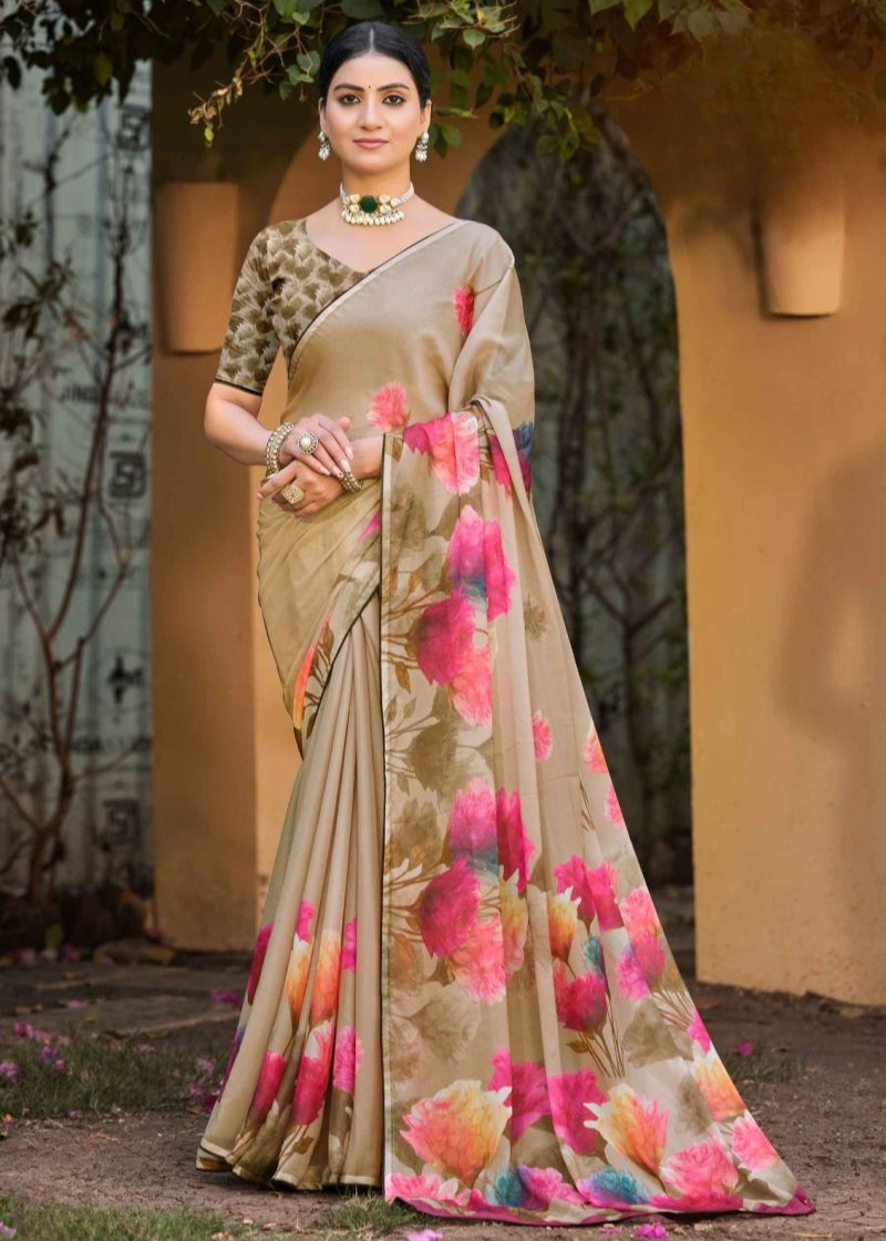 Georgette Digital Print Saree