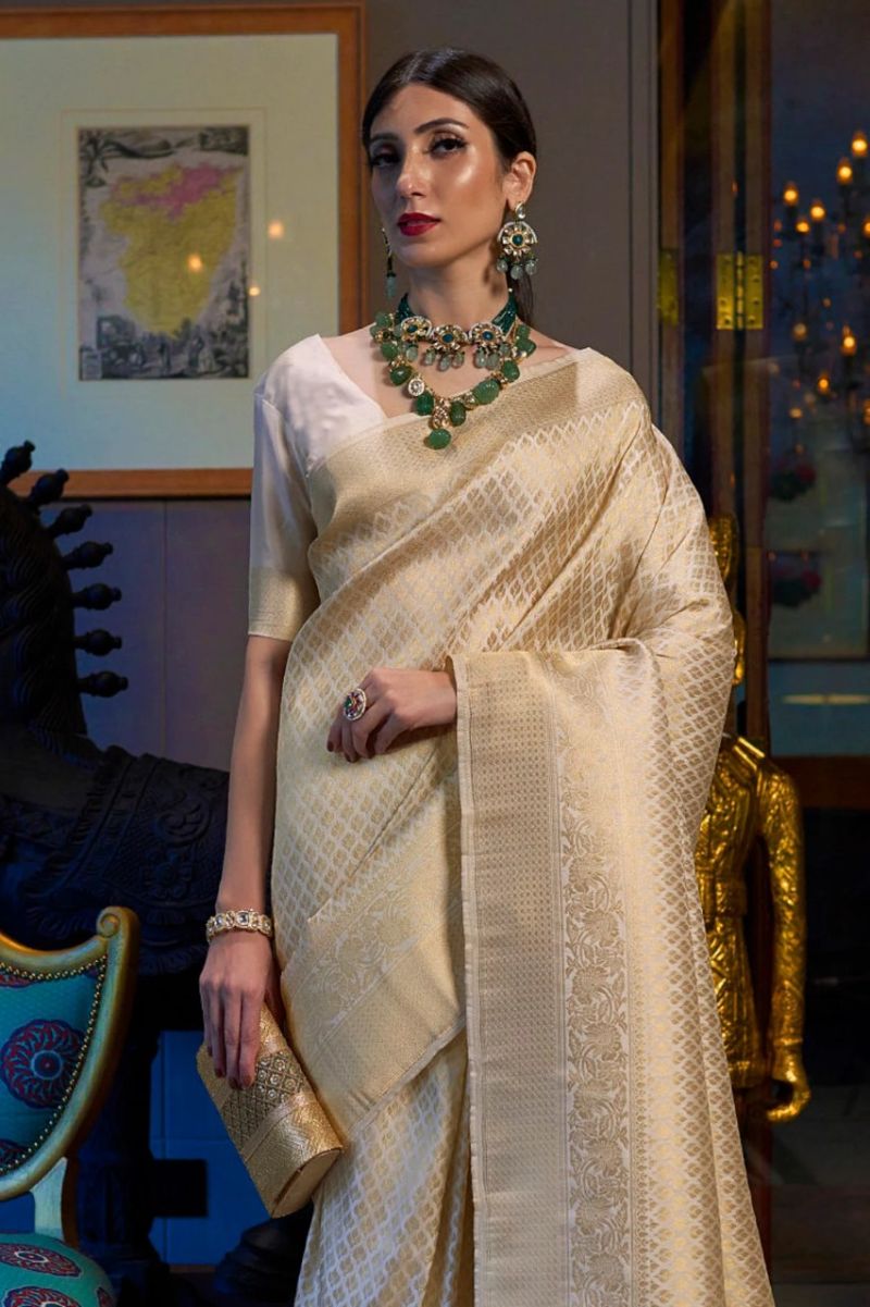 Beautiful Lichi Silk Sarees for Stunning Party Wear Collection - Posyfish.in