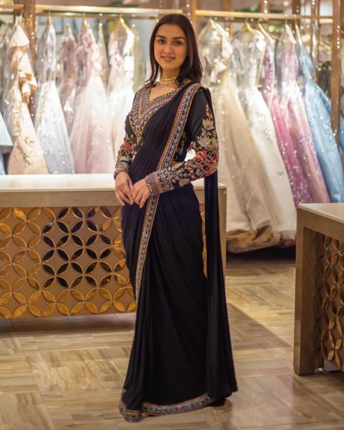 Beautiful Fancy Designer Georgette Sarees Collection - Posyfish.in
