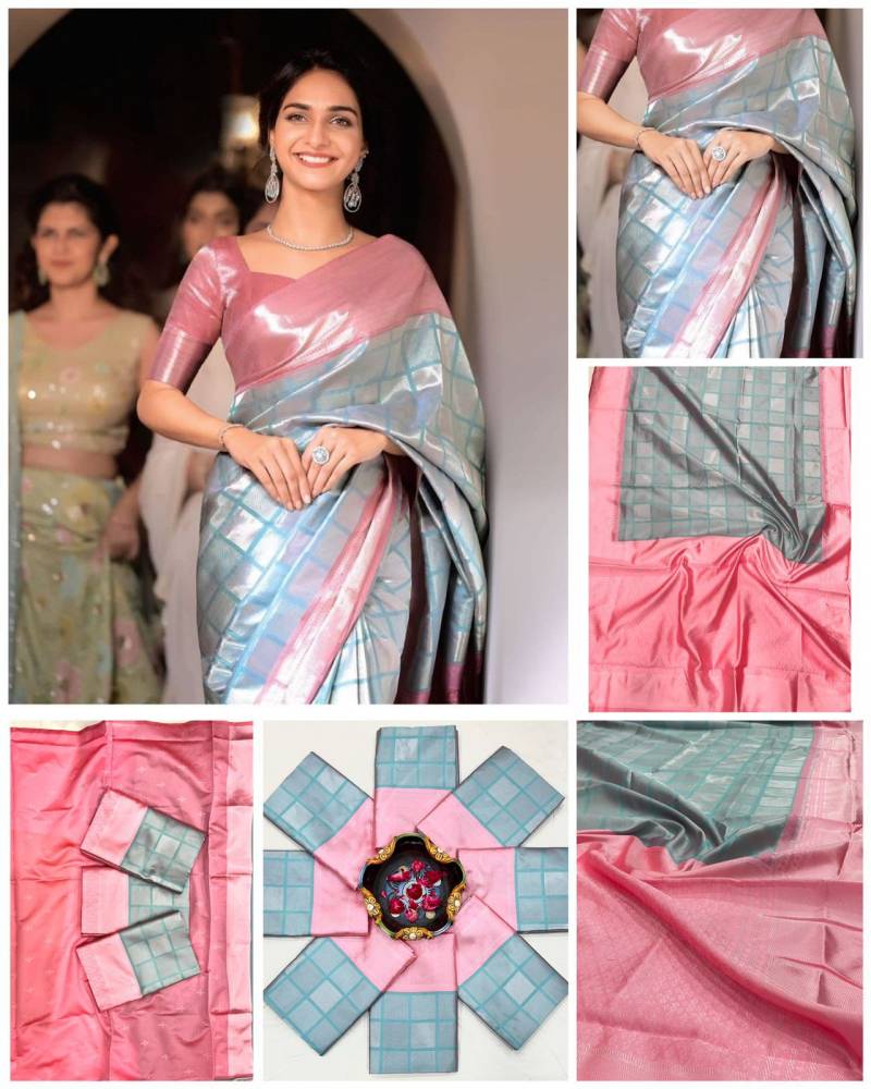 Fancy Lichi Silk Saree Collection - Elevate Your Elegance - Posyfish.in