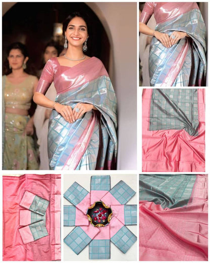 Fancy Lichi Silk Saree Collection - Elevate Your Elegance - Posyfish.in