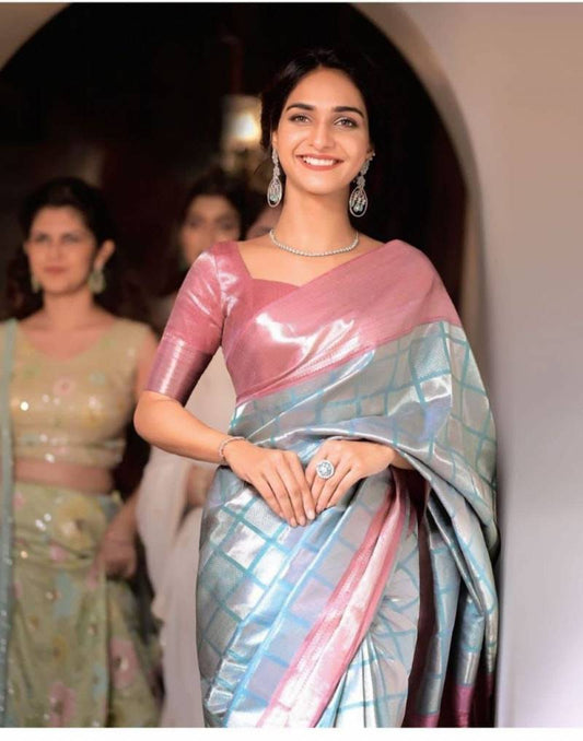 Fancy Lichi Silk Saree Collection - Elevate Your Elegance - Posyfish.in