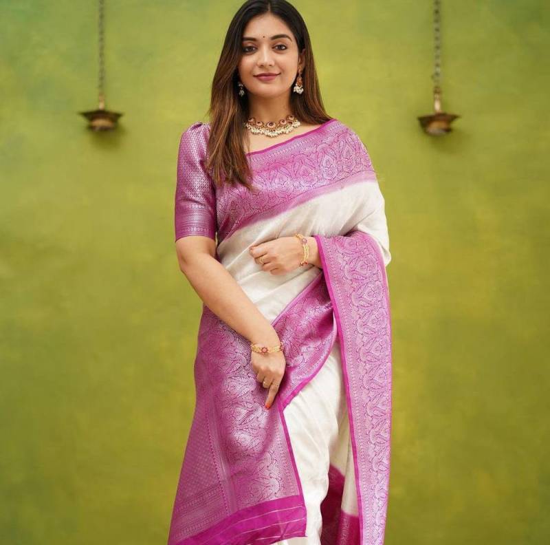 Soft Lichi Silk Saree Collection for Fancy Wear - Posyfish.in