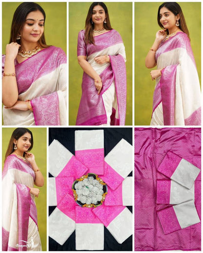 Soft Lichi Silk Saree Collection for Fancy Wear - Posyfish.in