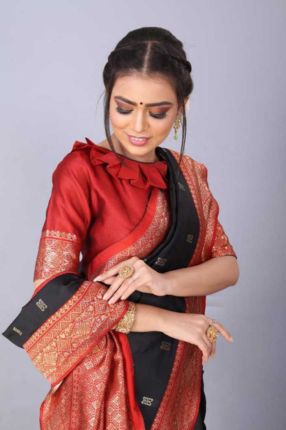 Soft Lichi Silk Fancy Sarees for Elegant Occasions - Posyfish.in