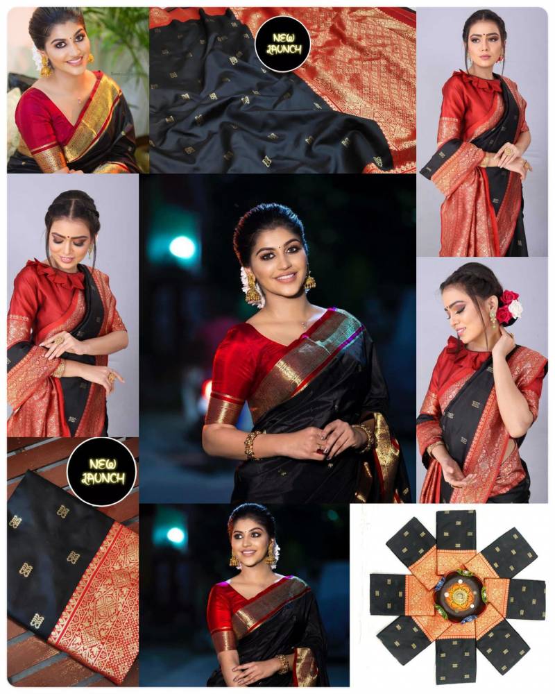 Soft Lichi Silk Fancy Sarees for Elegant Occasions - Posyfish.in
