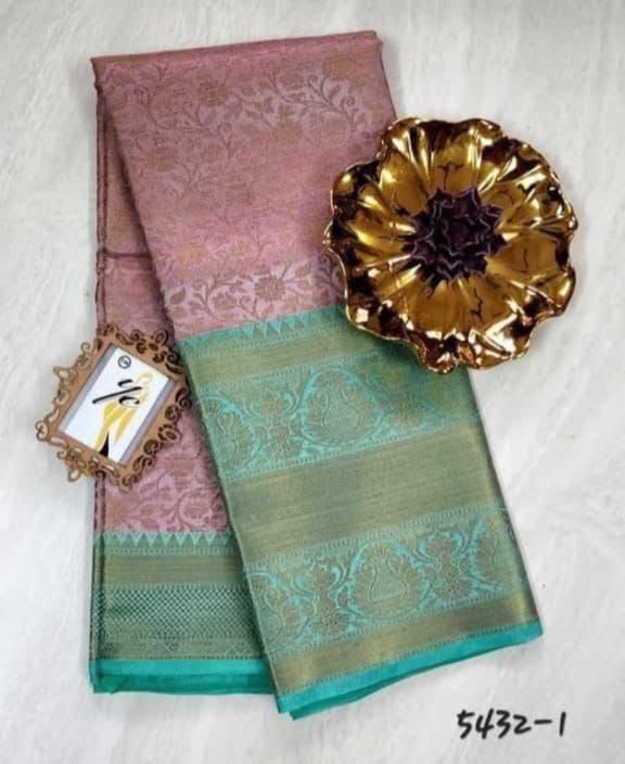 Soft Lichi Silk Saree - Elegant Fancy Collection - Posyfish.in