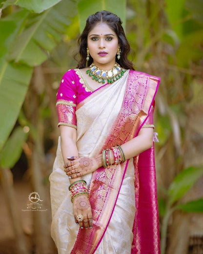 Aab Akshya Lichi Silk Saree Collection - Elegant and Soft Luxury Wear - Posyfish.in