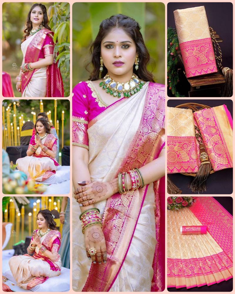 Aab Akshya Lichi Silk Saree Collection - Elegant and Soft Luxury Wear - Posyfish.in