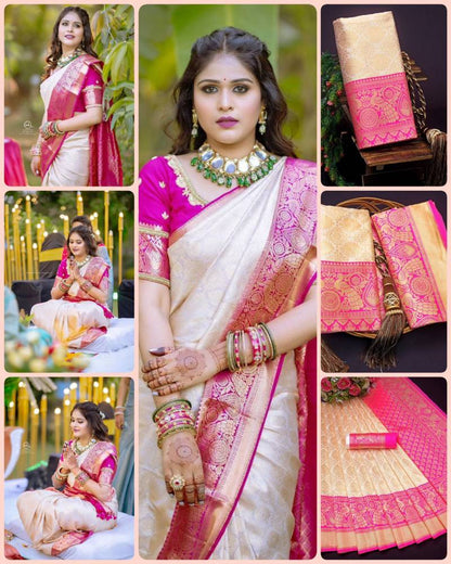 Aab Akshya Lichi Silk Saree Collection - Elegant and Soft Luxury Wear - Posyfish.in