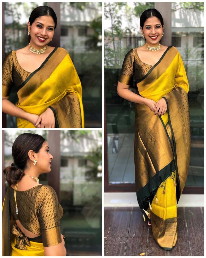 Soft Lichi Silk Fancy Saree Collection for Elegant Occasions - Posyfish.in