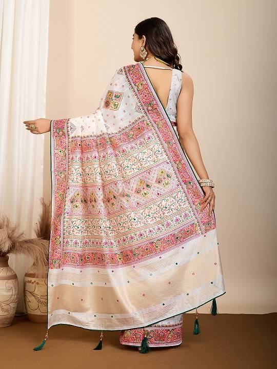 Latest Designed Party Wear Cotton Silk Saree Collection for Elegant Occasions - Posyfish.in