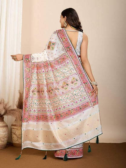 Latest Designed Party Wear Cotton Silk Saree Collection for Elegant Occasions - Posyfish.in