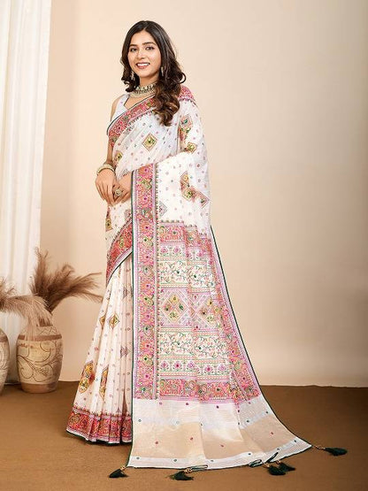 Latest Designed Party Wear Cotton Silk Saree Collection for Elegant Occasions - Posyfish.in