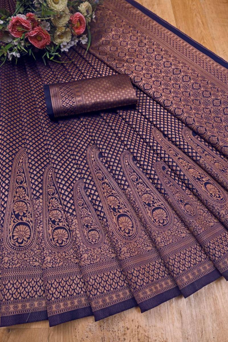 Soft Lichi Silk Saree Collection for Elegant Occasions with Rich Pallu - Posyfish.in