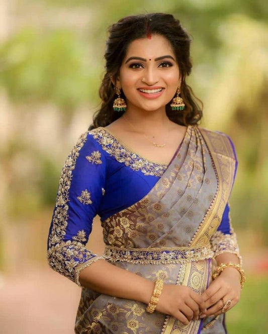 Soft Lichi Silk Saree Collection with Rich Pallu - Posyfish.in