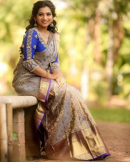 Soft Lichi Silk Saree Collection with Rich Pallu - Posyfish.in