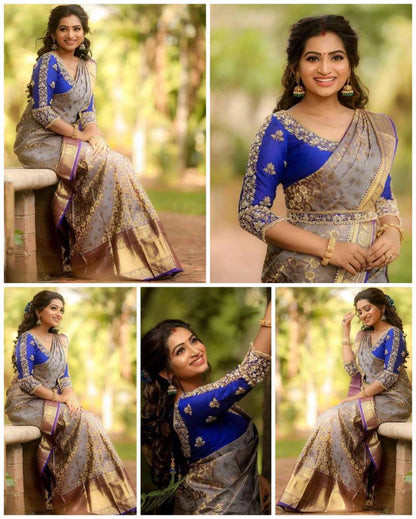 Soft Lichi Silk Saree Collection with Rich Pallu - Posyfish.in