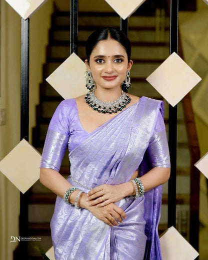 Stunning Banarasi Soft Silk Saree for Elegant Traditional Wear - Posyfish.in