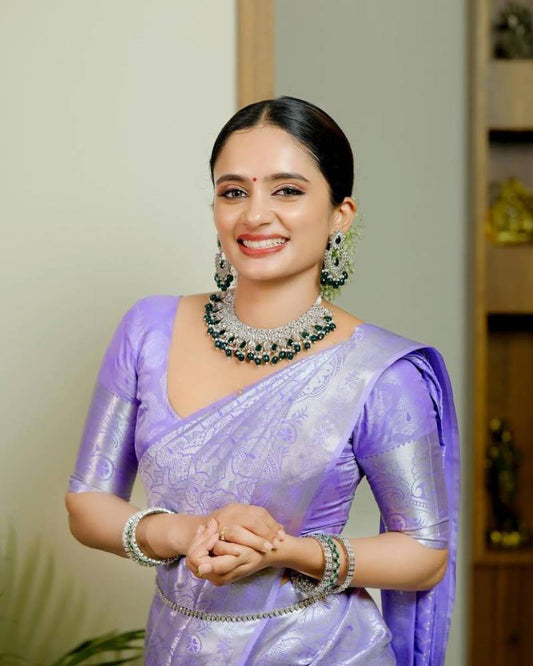 Stunning Banarasi Soft Silk Saree for Elegant Traditional Wear - Posyfish.in