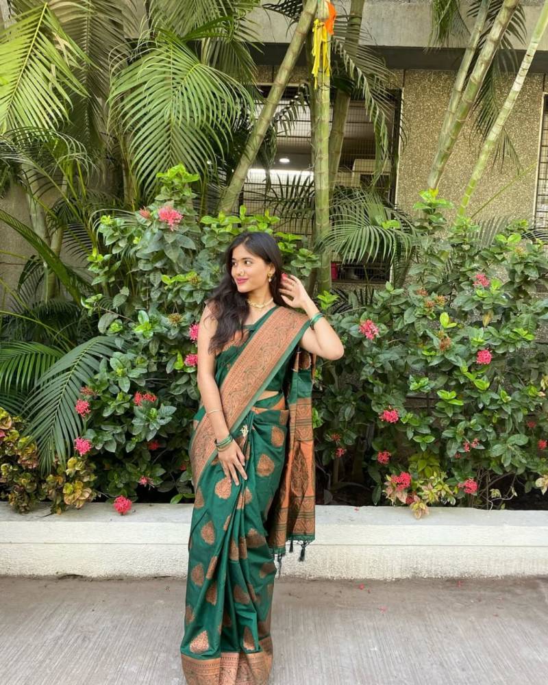 Banarasi Silk Wedding Saree - Elegant Soft Silk for Timeless Celebrations - Posyfish.in