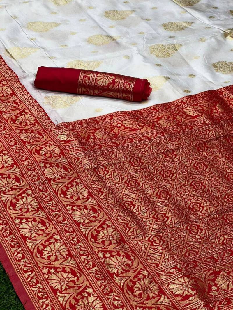 Banarasi Soft Silk Festival Wear Saree for Elegant Celebrations - Posyfish.in