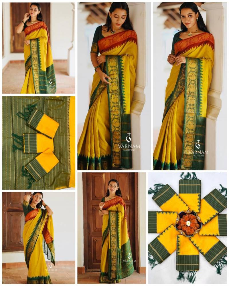 Lichi Soft Silk Jacquard Saree for Festival Wear - Posyfish.in