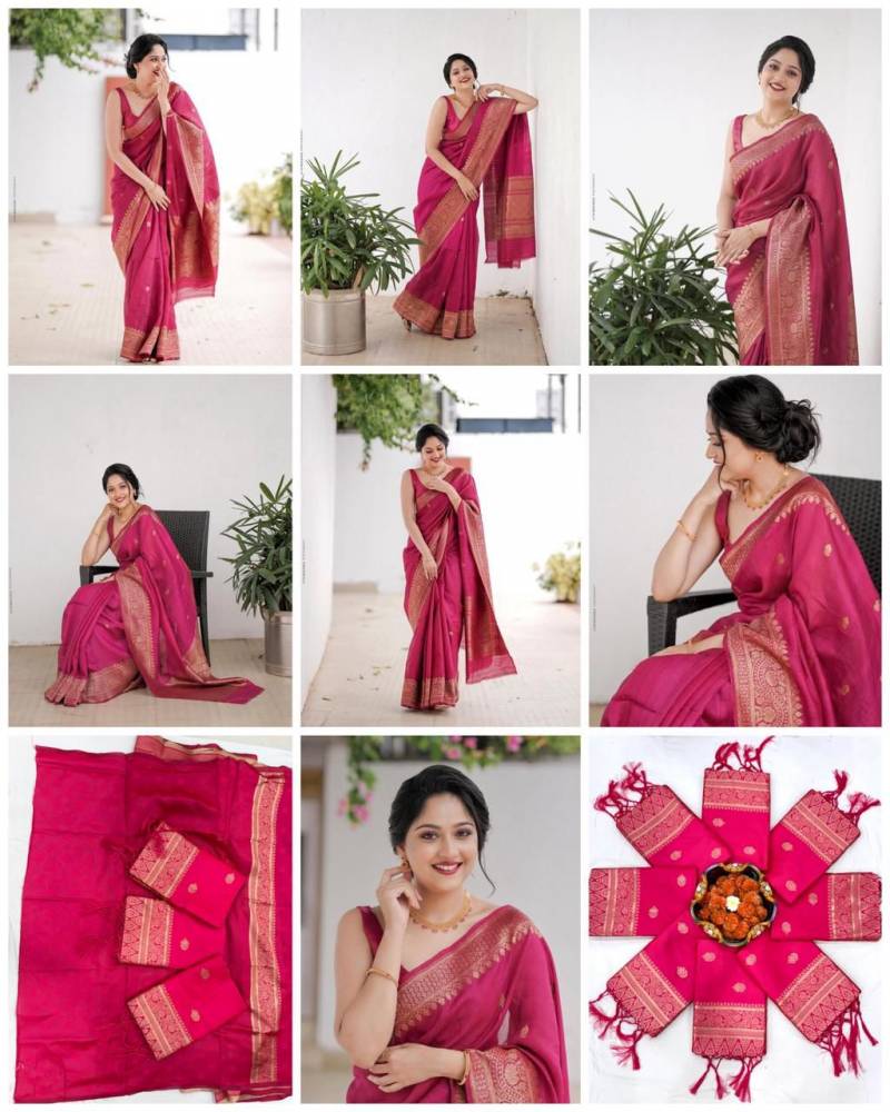 Lichi Soft Silk Saree with Rich Pallu for Elegant Occasions - Posyfish.in