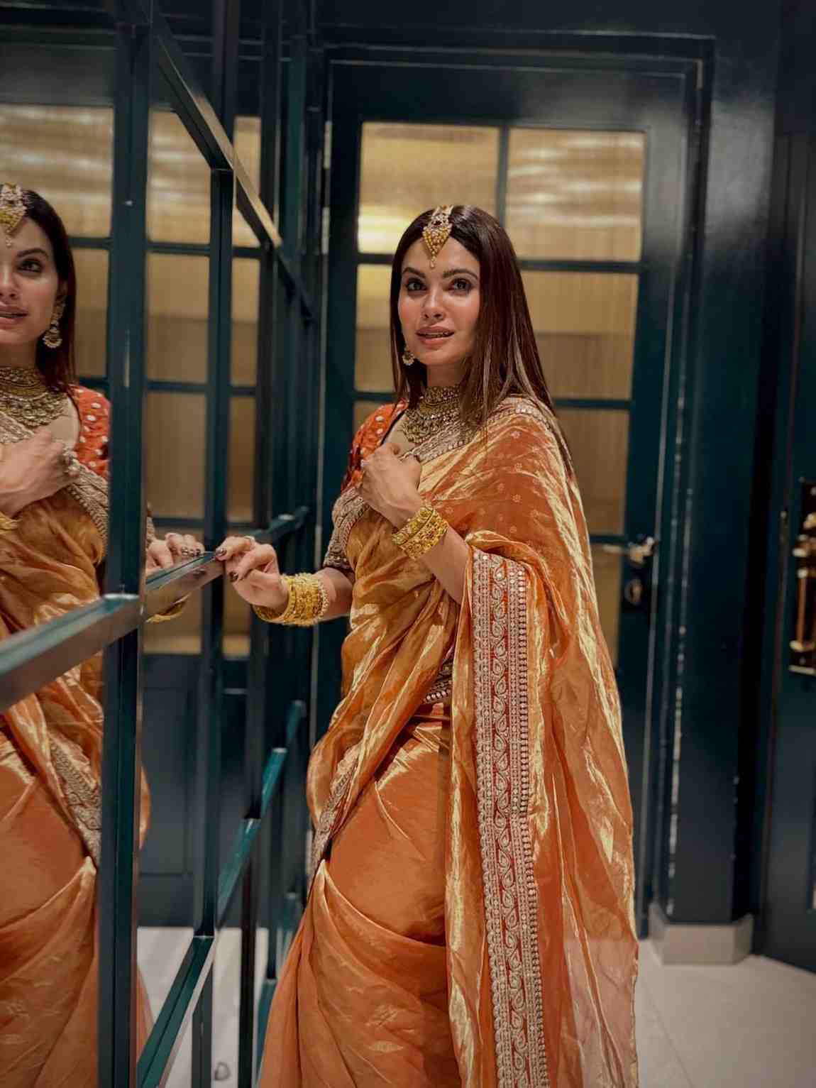Soft Twill Designer Saree Collection with Exquisite Sequence Work - Posyfish.in