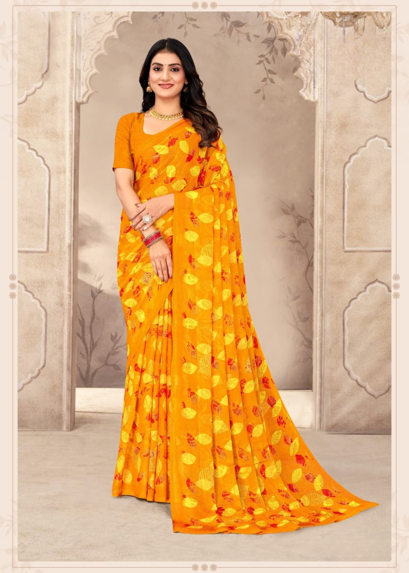 Soft & Lightweight Chiffon Saree with Elegant Print
