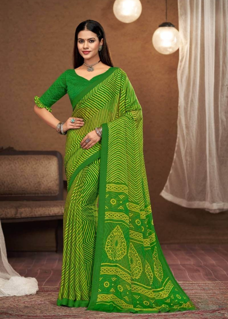 Beautiful Feel Chiffon Saree with Designer Finish