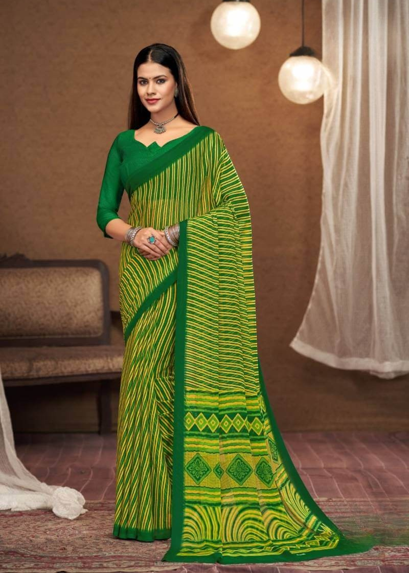 Beautiful Feel Chiffon Saree with Designer Finish