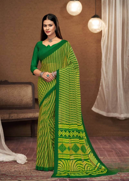 Beautiful Feel Chiffon Saree with Designer Finish