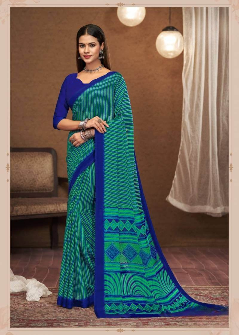 Beautiful Feel Chiffon Saree with Designer Finish