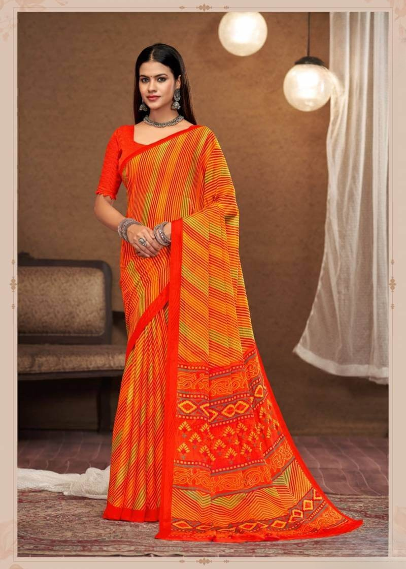 Beautiful Feel Chiffon Saree with Designer Finish