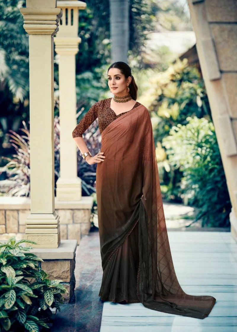 Premium Chiffon Saree with Delicate Prints & Soft Texture