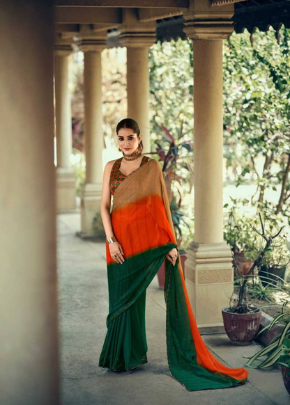 Premium Chiffon Saree with Delicate Prints & Soft Texture