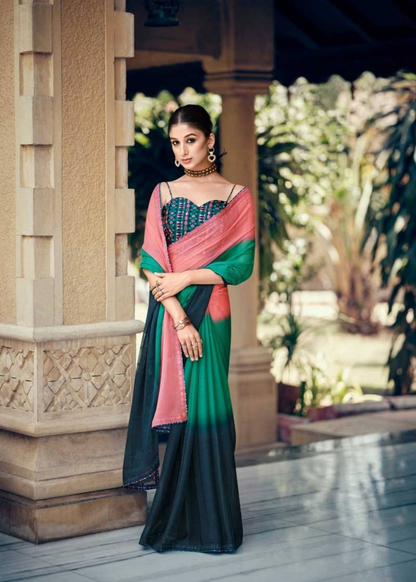 Premium Chiffon Saree with Delicate Prints & Soft Texture
