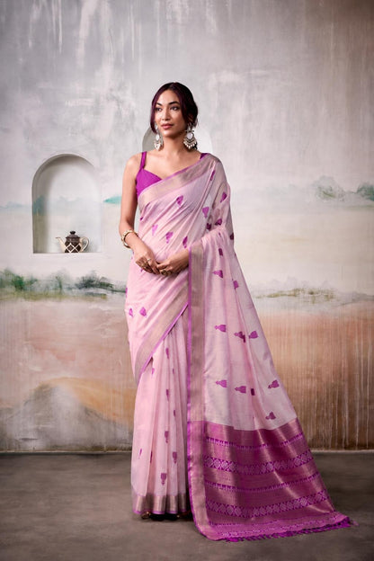 Premium Cotton Casual Wear Saree with Blouse Piece