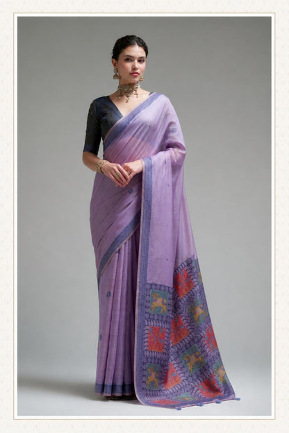 Classic Pure Cotton Printed Saree for Women