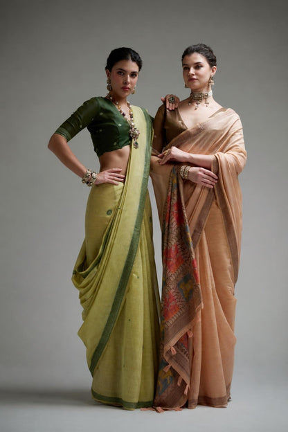 Classic Pure Cotton Printed Saree for Women