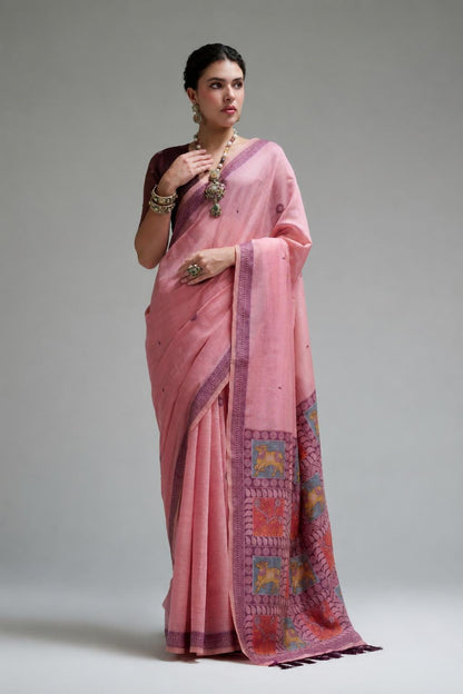 Classic Pure Cotton Printed Saree for Women