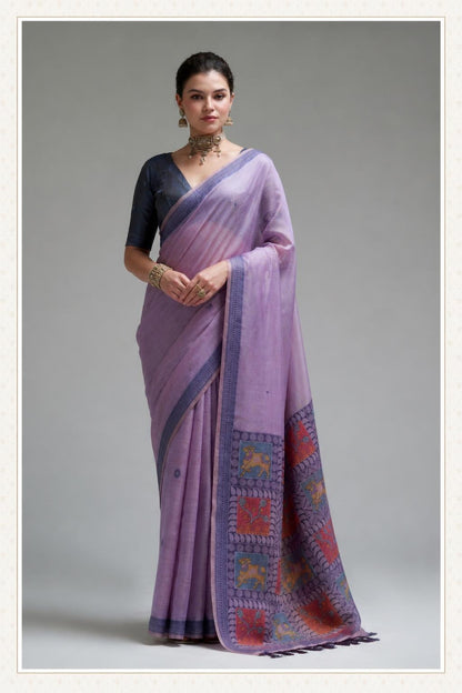 Classic Pure Cotton Printed Saree for Women