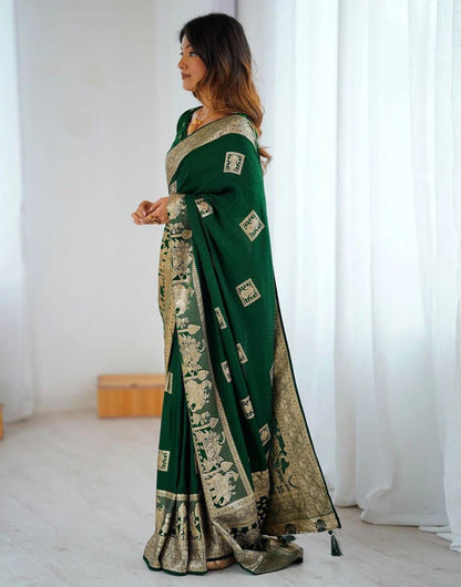 Aab Makhmal Soft Silk Saree with Jacquard Border for Festivals - Posyfish.in
